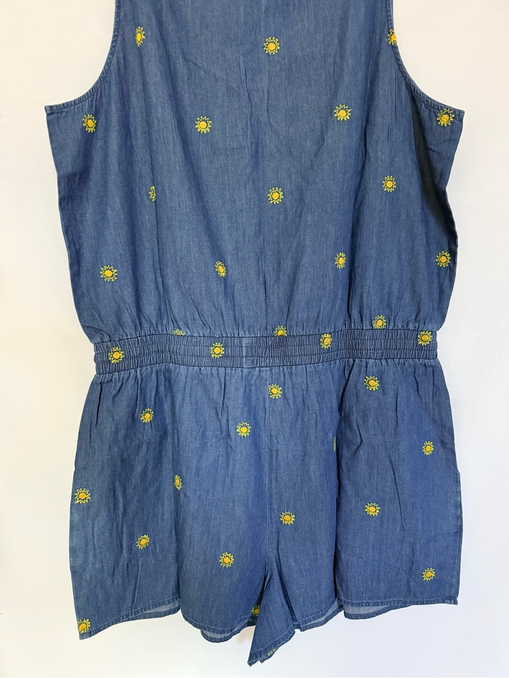 SPLENDID X GRAY MALIN || Chambray Romper. Sz. XL - Picture 10 of 15
